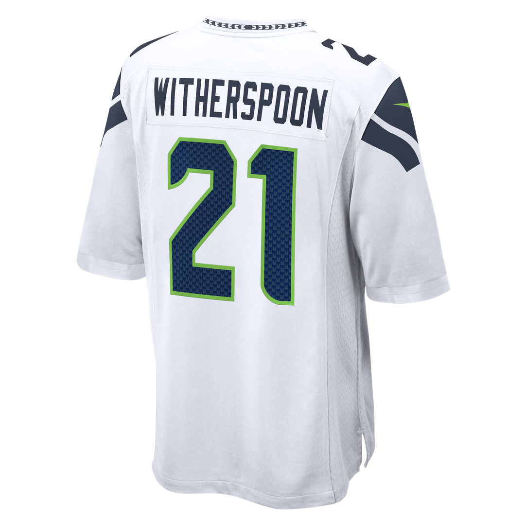 Men's Seattle Seahawks Devon Witherspoon White Game NFL Football Jersey - view 3