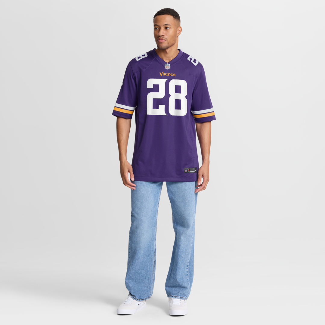 Men's Minnesota Vikings Adrian Peterson Purple Team Retired Game NFL Football Jersey - view 2