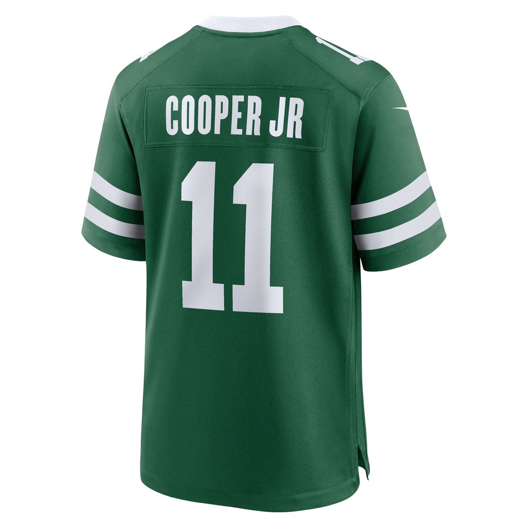 Men's New York Jets Omar Cooper Jr. Green Team Game NFL Football Jersey - view 5