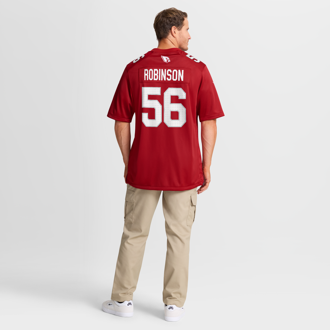 Men's Arizona Cardinals Darius Robinson Cardinal Player Game NFL Football Jersey - view 8