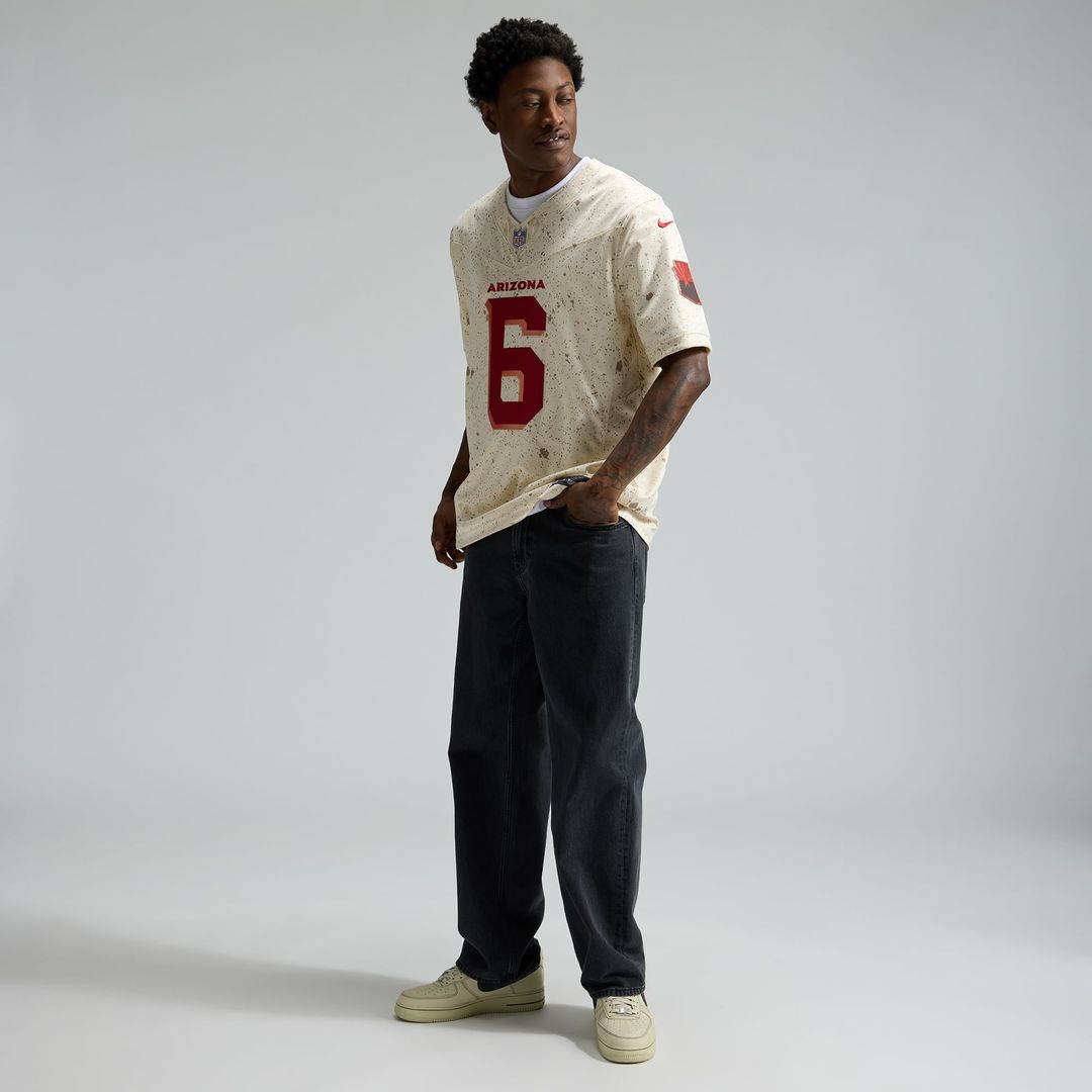 Men's Arizona Cardinals James Conner Natural Rivalries Collection Stitched Limited NFL Football Jersey - view 4