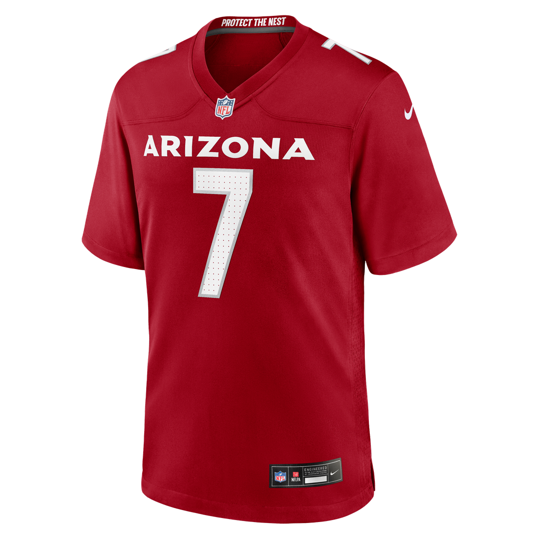 Men's Arizona Cardinals Jacoby Brissett Cardinal Team Game NFL Football Jersey - view 2