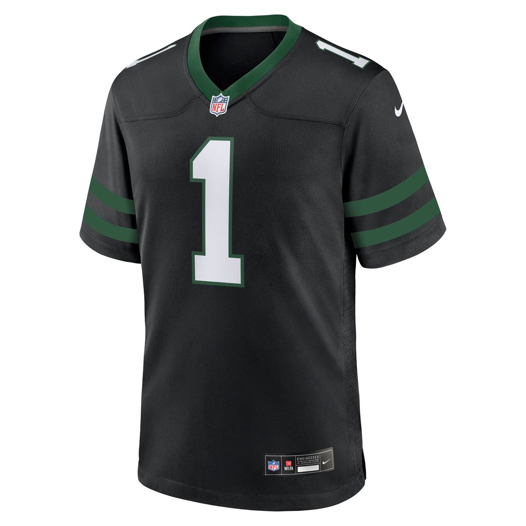 Men's New York Jets David Bailey Green Team Game NFL Football Jersey - view 14