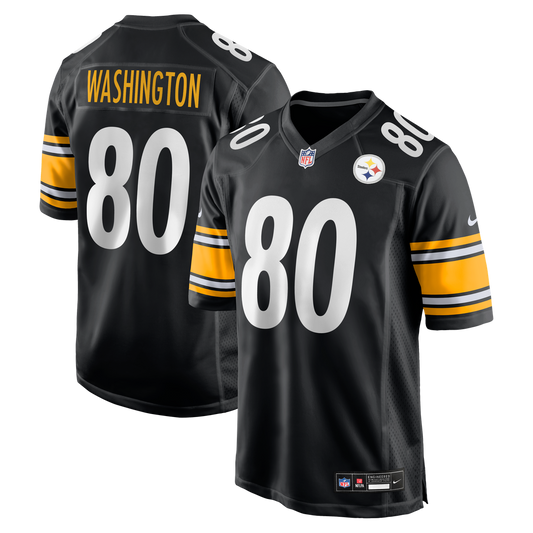 Men's Pittsburgh Steelers Darnell Washington Black Game NFL Football Jersey - view 1