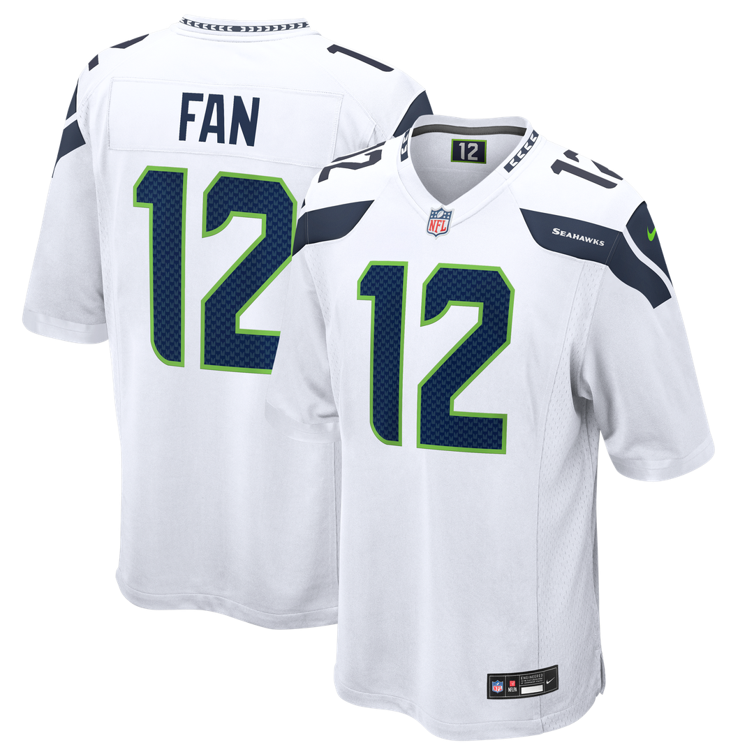 Men's Seattle Seahawks 12s College Navy Team Game NFL Football Jersey - view 13