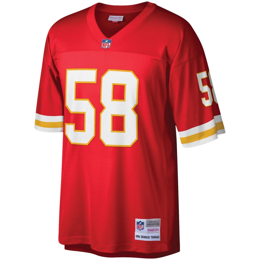 Men's Kansas City Chiefs Derrick Thomas Red Legacy Replica NFL Football Jersey - view 2