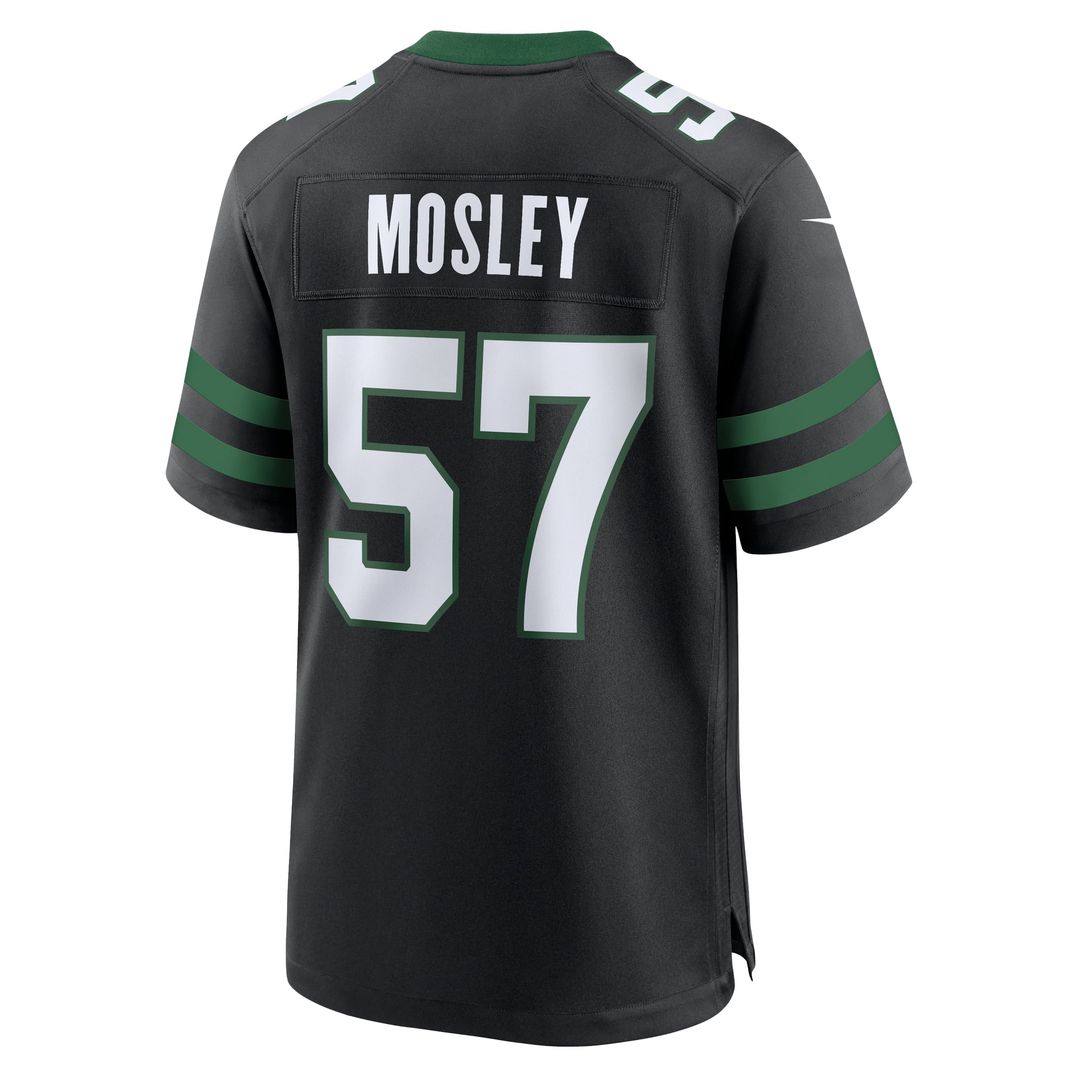 Men's New York Jets C.J. Mosley Legacy White Game NFL Football Jersey - view 9