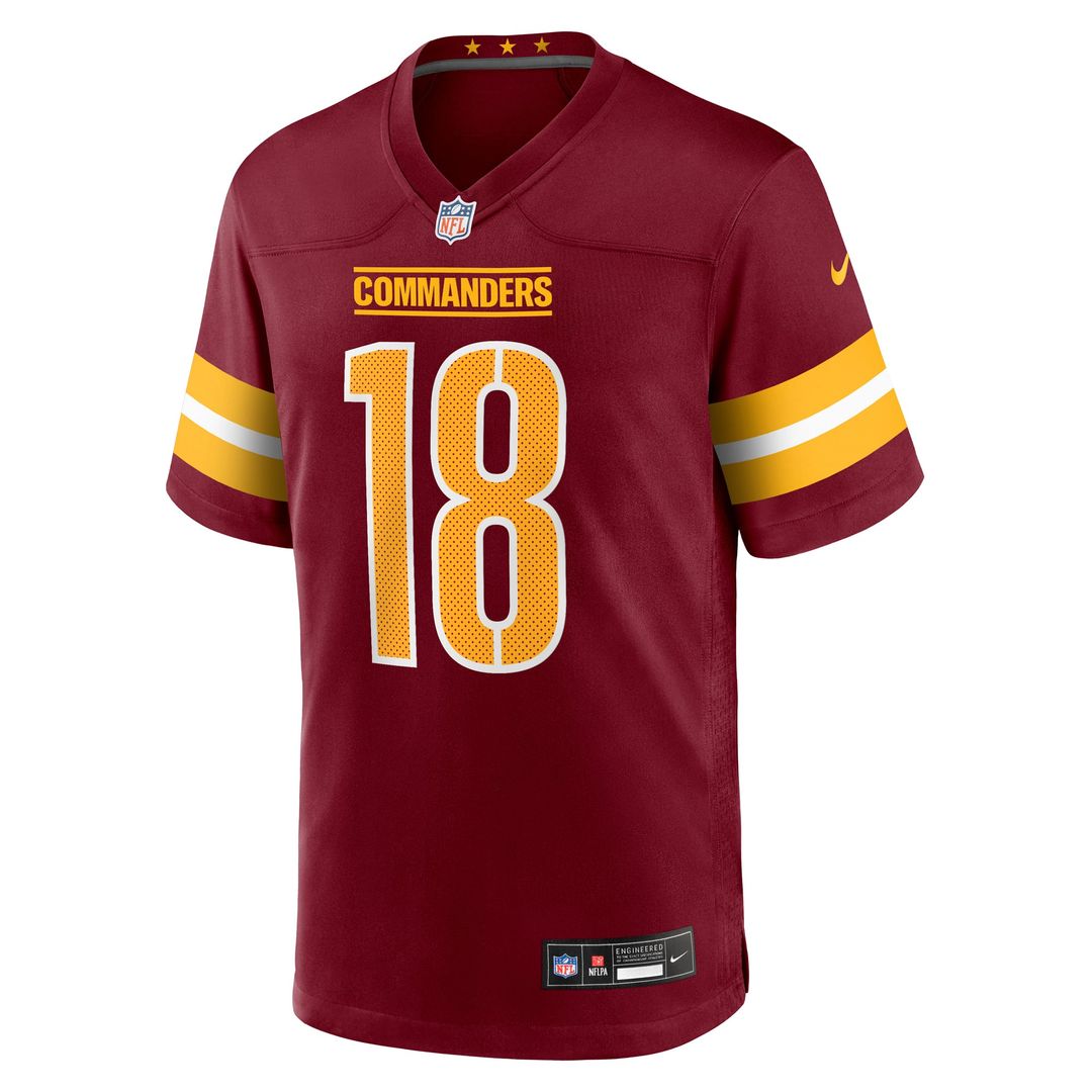 Men's Washington Commanders Tyler Owens Burgundy Team Game NFL Football Jersey - view 2