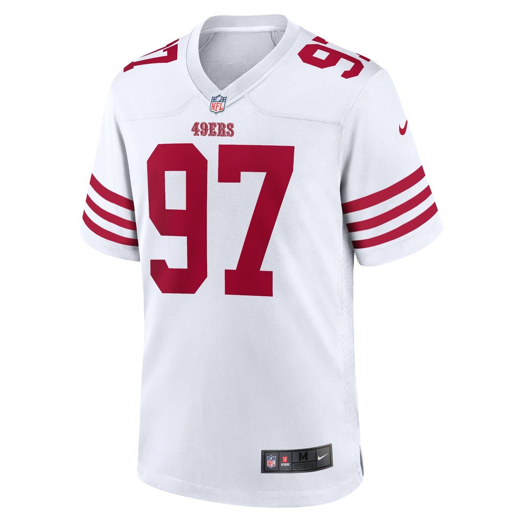 Men's San Francisco 49ers Nick Bosa Scarlet Player Game NFL Football Jersey - view 18