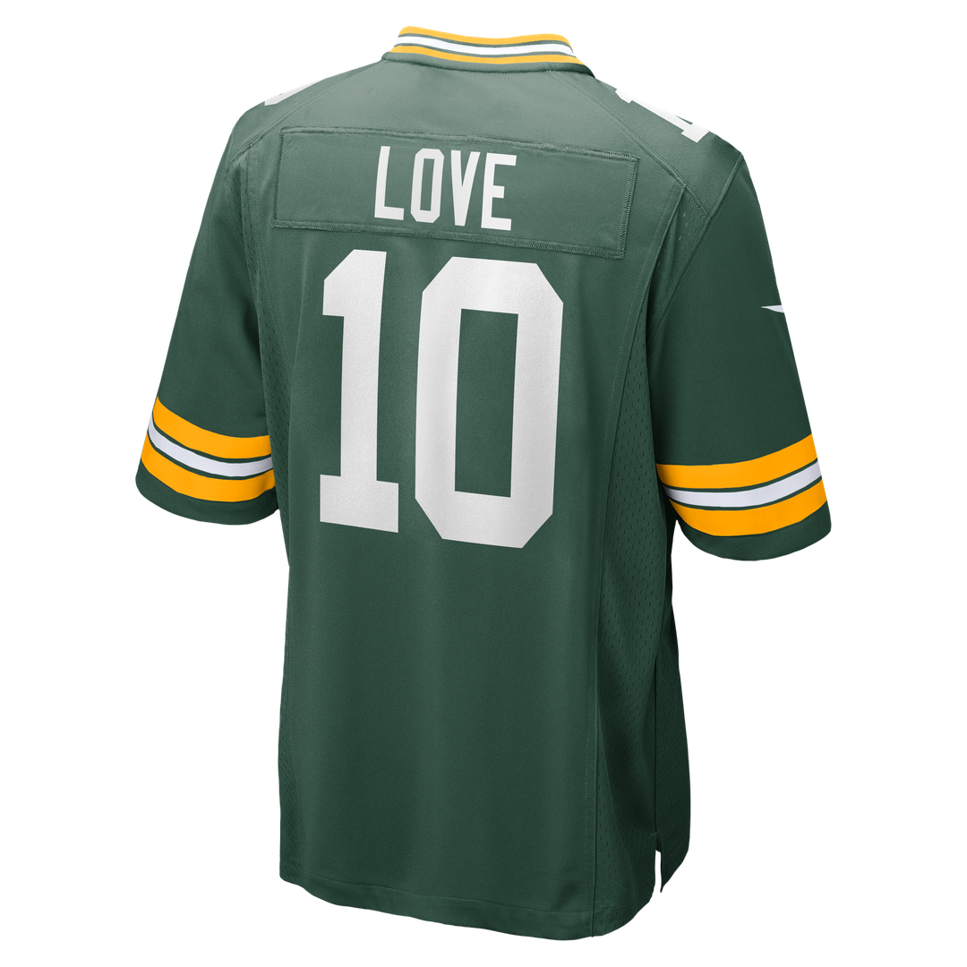 Men's Green Bay Packers Jordan Love Green Player Game NFL Football Jersey - view 22