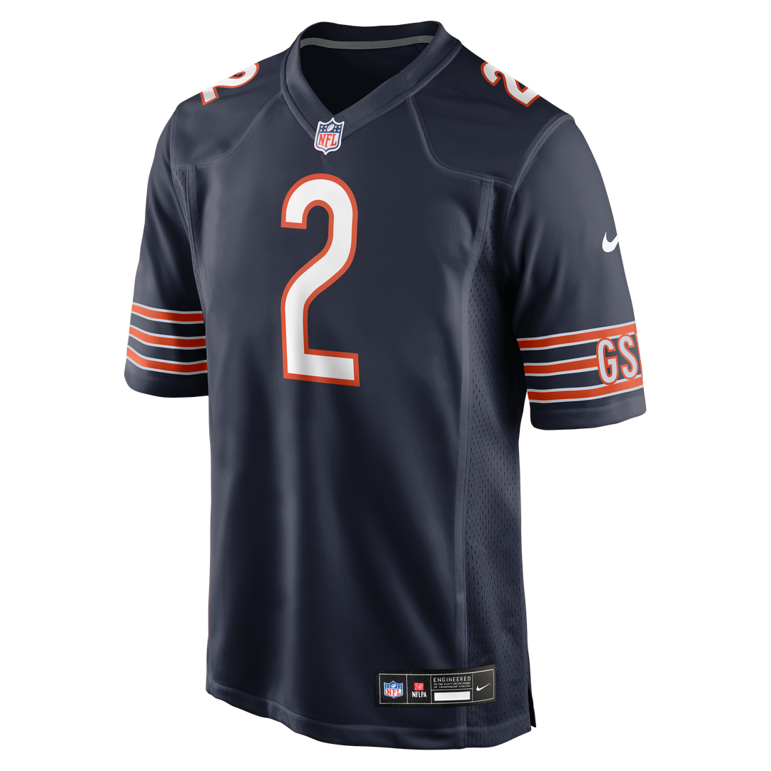 Men's Chicago Bears Coby Bryant Navy Team Game NFL Football Jersey - view 2