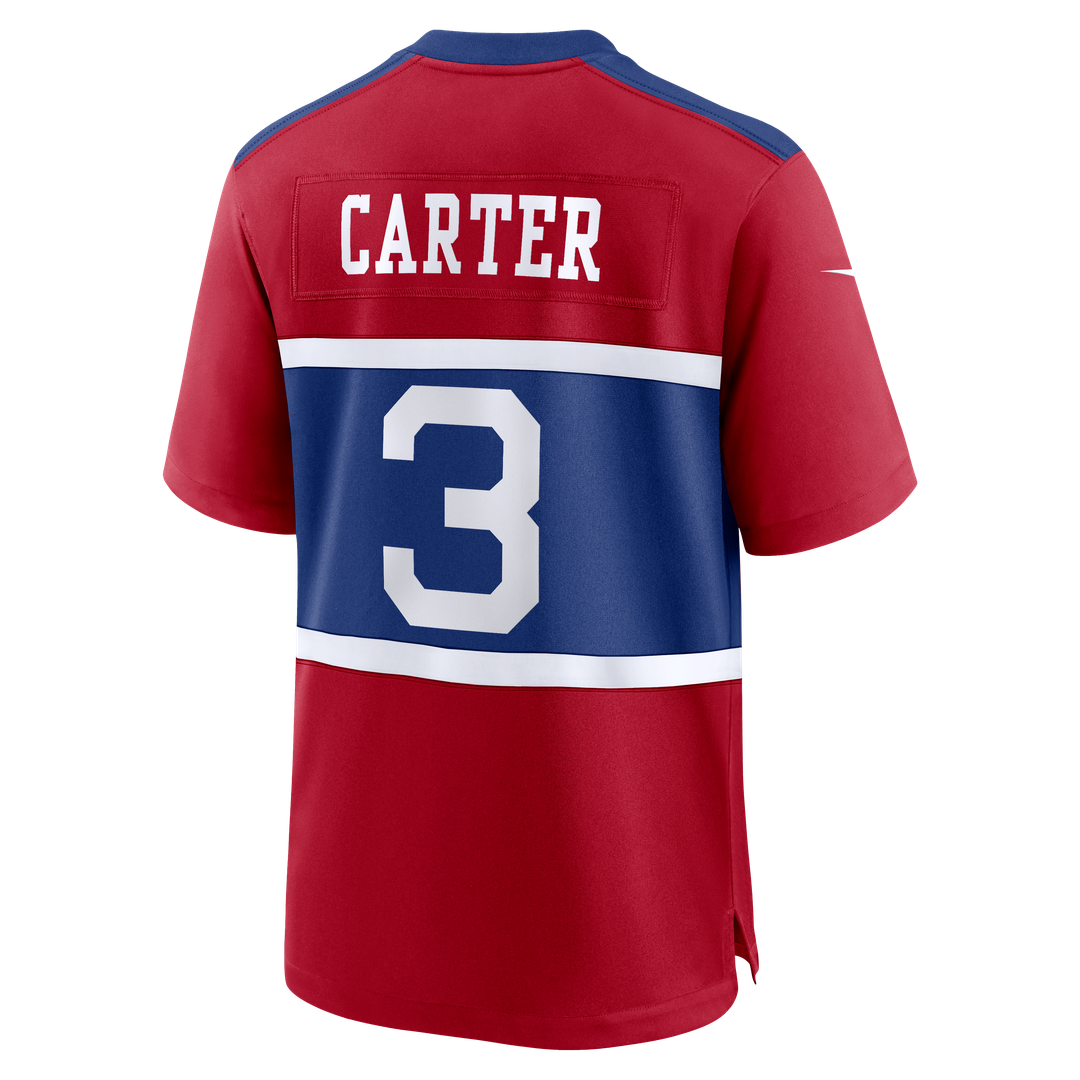 Men's New York Giants Abdul Carter White Game NFL Football Jersey - view 9