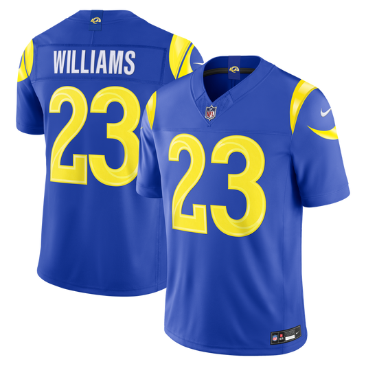 Men's Los Angeles Rams Kyren Williams Royal Team Stitched Limited NFL Football Jersey - view 1