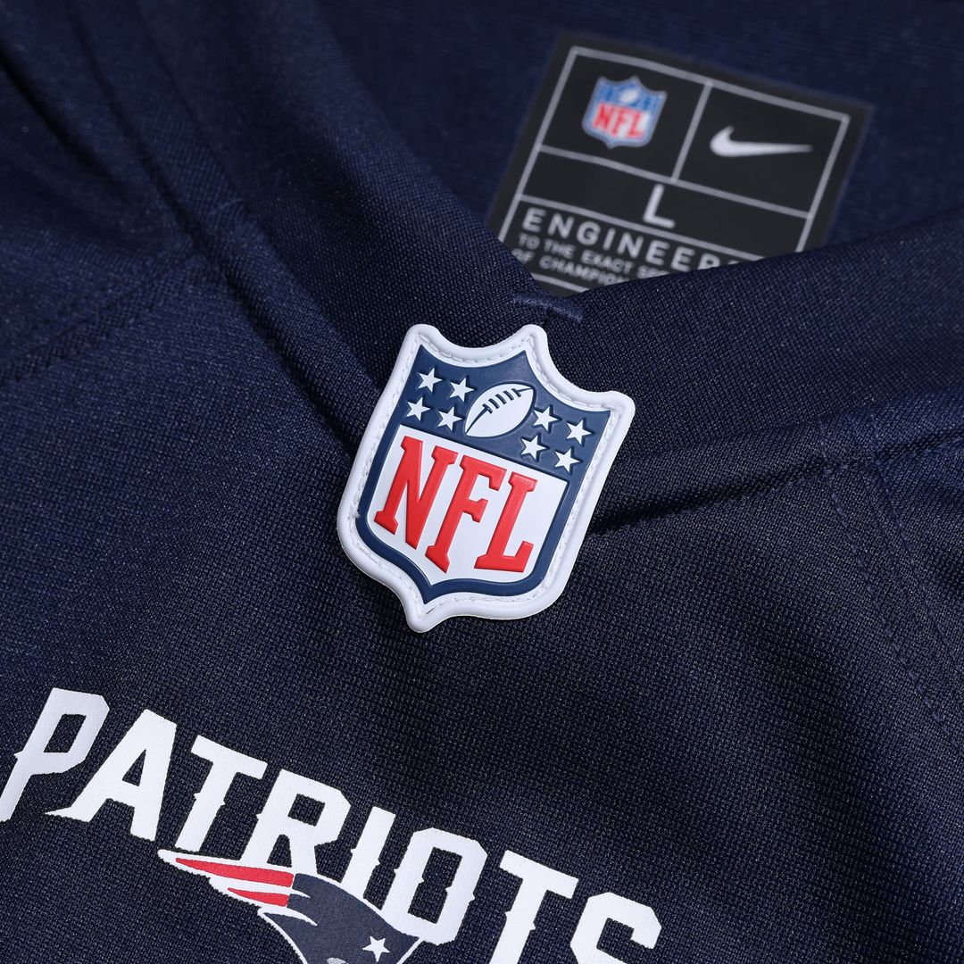 Men's New England Patriots Curtis Martin Navy Game NFL Football Jersey - view 4