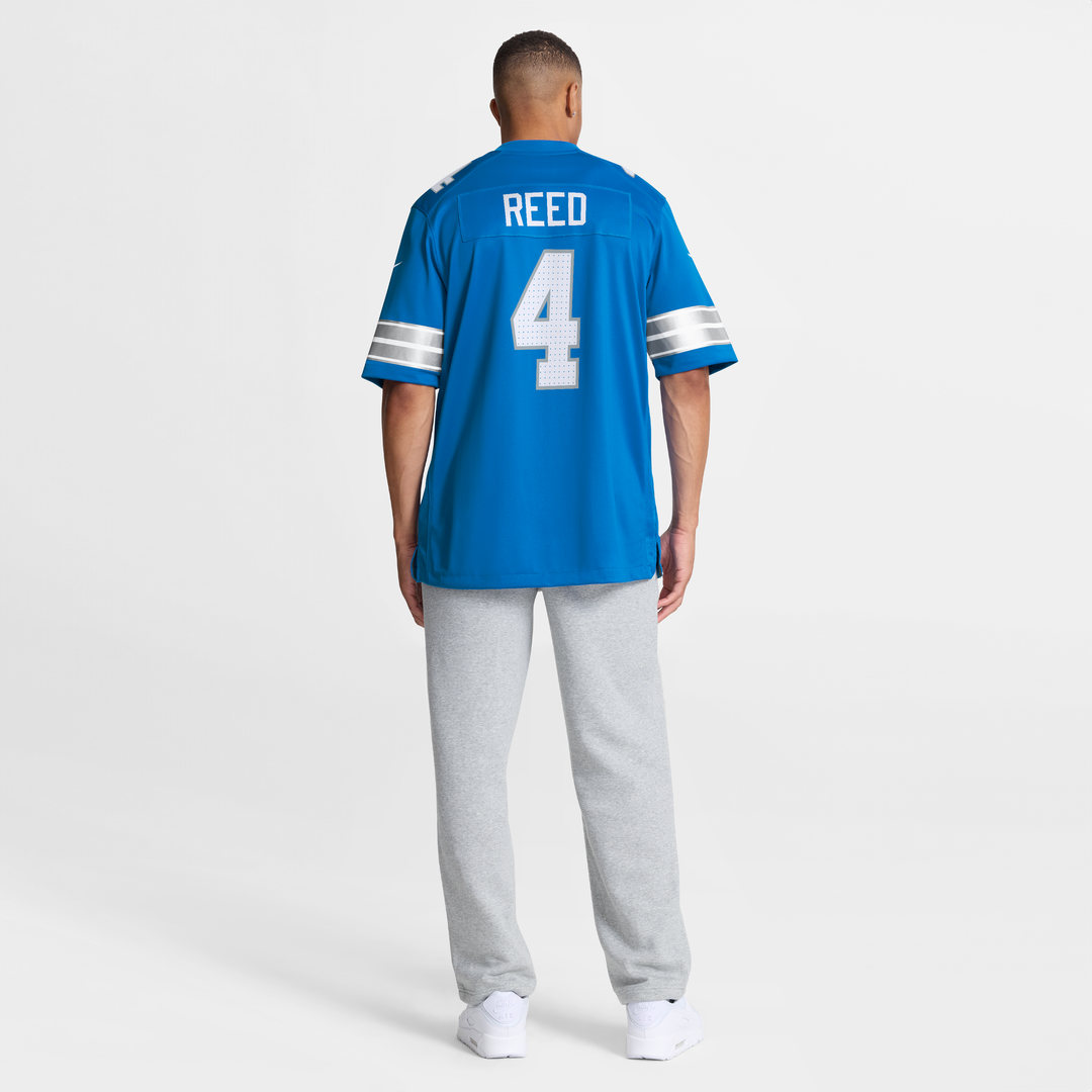 Men's Detroit Lions D.J. Reed Blue Team Game NFL Football Jersey - view 8