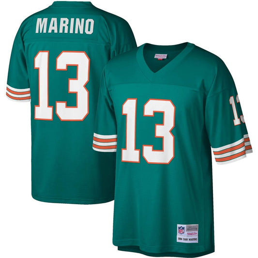 Men's Miami Dolphins Dan Marino Aqua Legacy Replica NFL Football Jersey - view 1