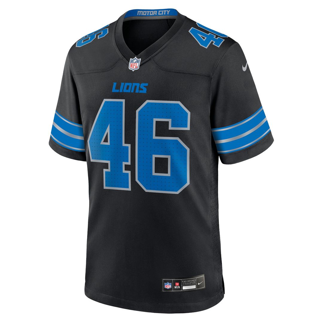 Men's Detroit Lions Jack Campbell White White Game NFL Football Jersey - view 16