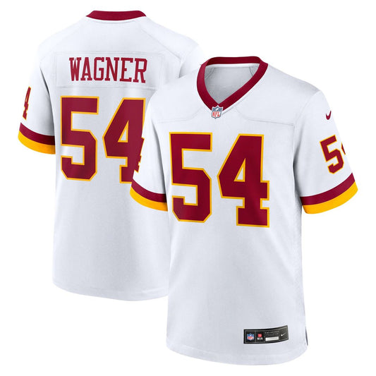 Men's Washington Commanders Bobby Wagner White Game Super Bowl Era NFL Football Jersey - view 1