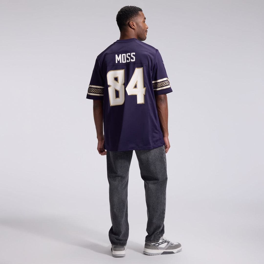 Men's Minnesota Vikings Randy Moss Purple 2026 Rivalries Collection Game NFL Football Jersey - view 6