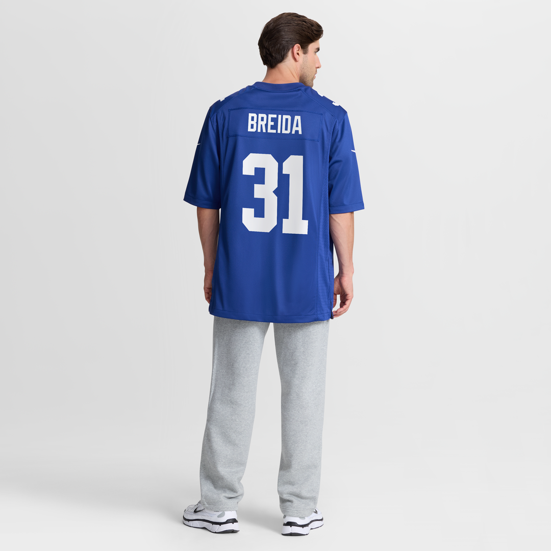 Men's New York Giants Matt Breida Royal Game NFL Football Jersey - view 8