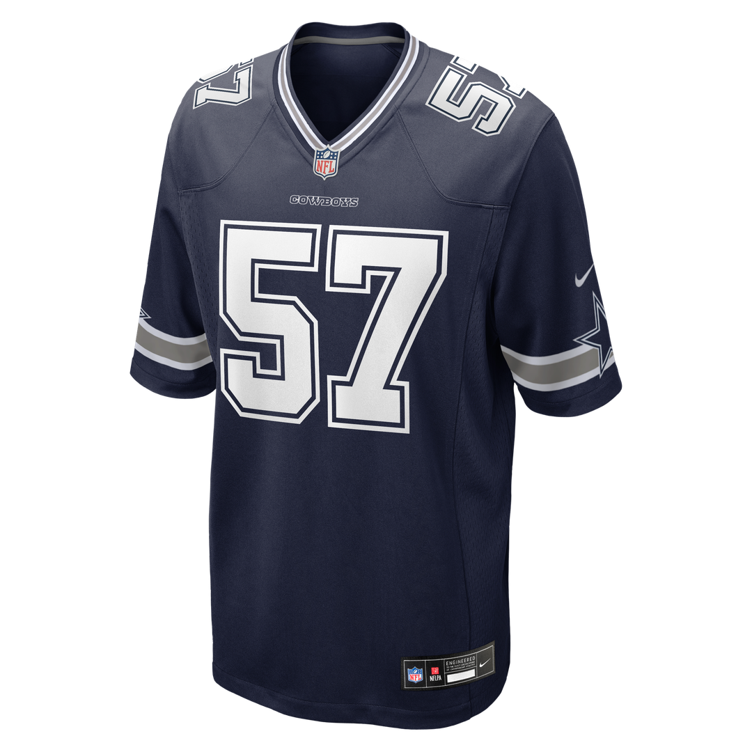 Men's Dallas Cowboys Malachi Lawrence White Game NFL Football Jersey - view 10