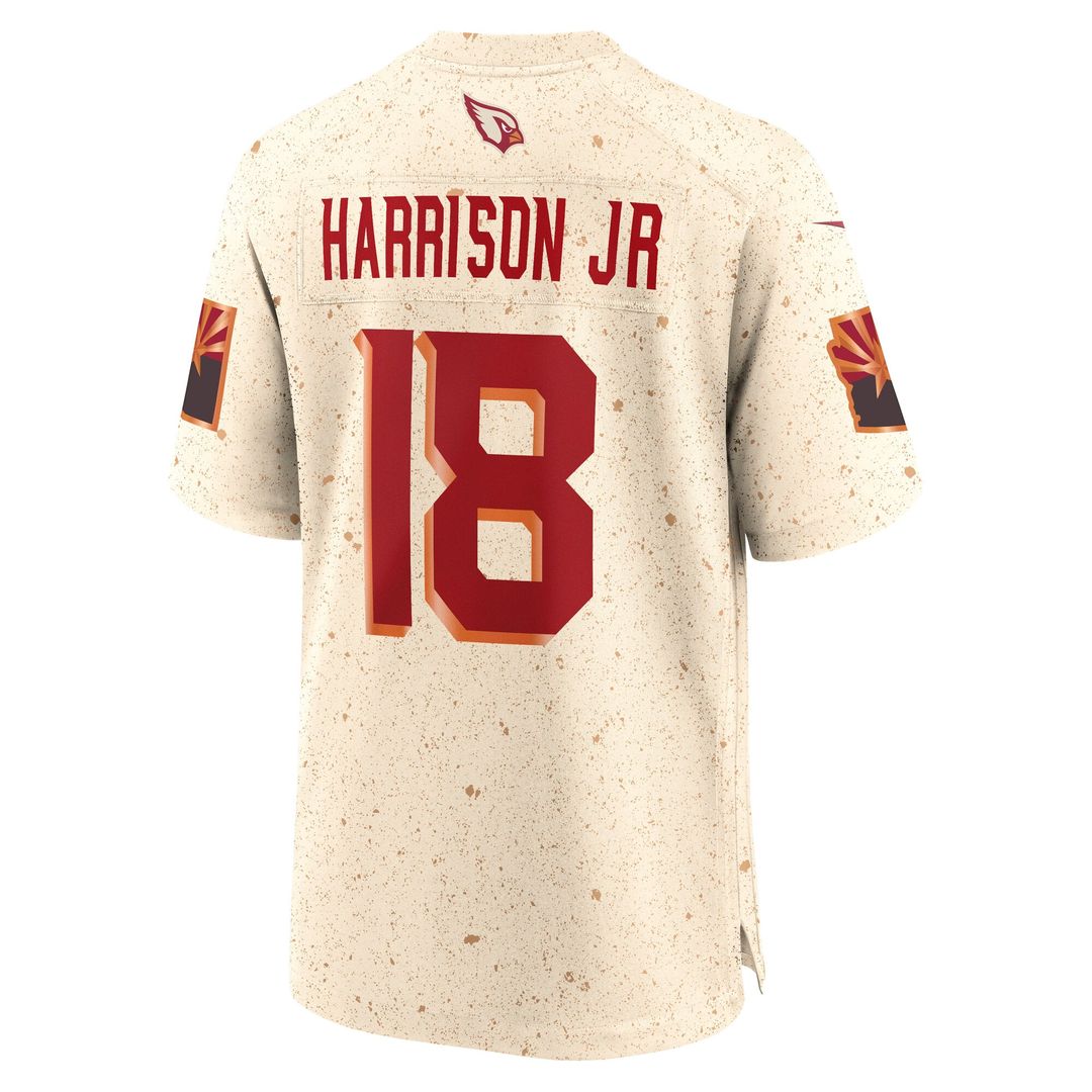 Men's Arizona Cardinals Marvin Harrison Jr. Natural Rivalries Collection Game NFL Football Jersey - view 3