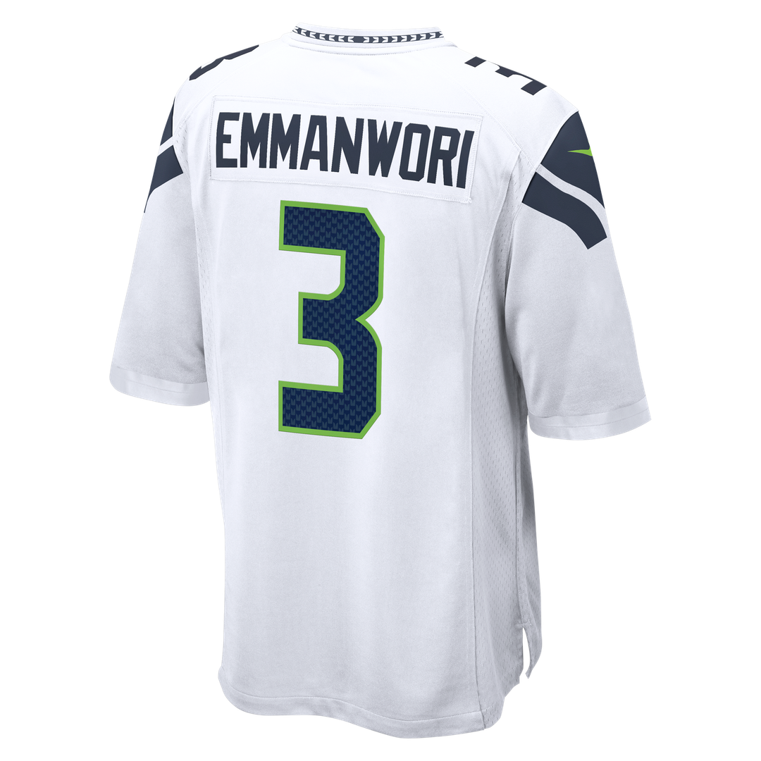 Men's Seattle Seahawks Nick Emmanwori College Navy Team Game NFL Football Jersey - view 15