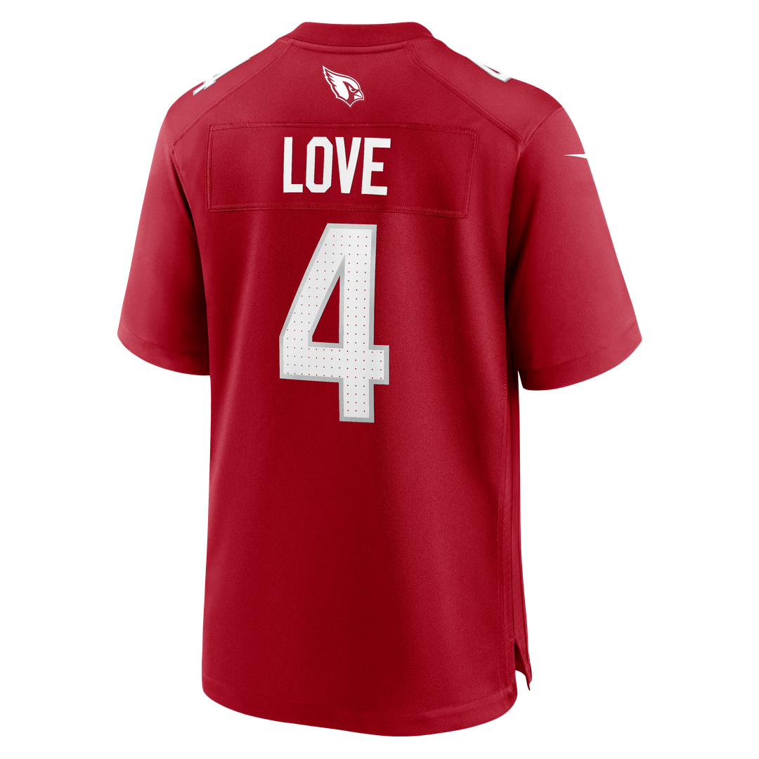 Men's Arizona Cardinals Jeremiyah Love Cardinal Team Game NFL Football Jersey - view 11