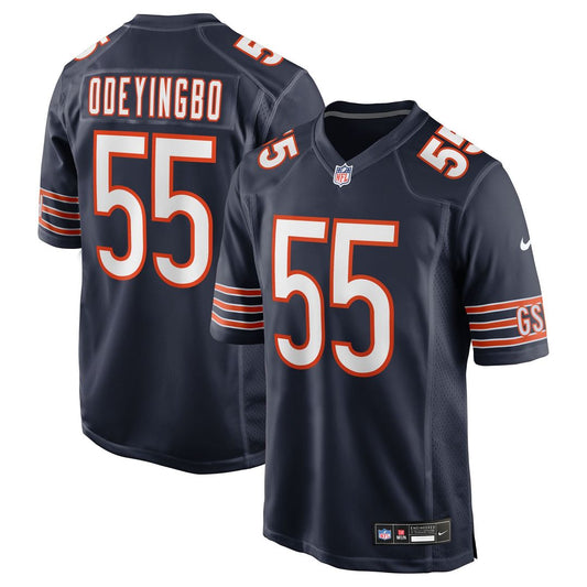 Men's Chicago Bears Dayo Odeyingbo Navy Team Game NFL Football Jersey - view 1