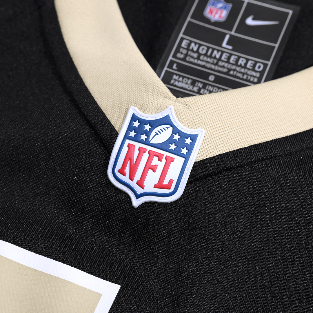 Men's New Orleans Saints Devaughn Vele Black Team Game NFL Football Jersey - view 4