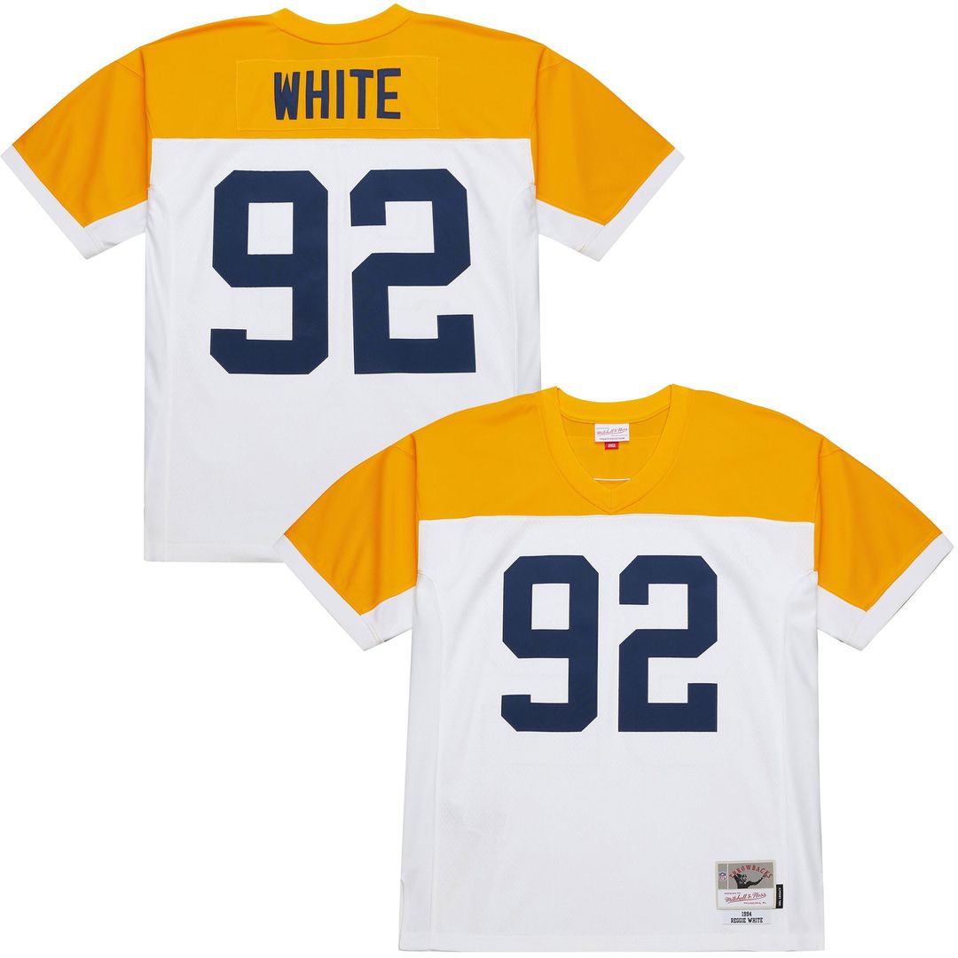 Men's Green Bay Packers Reggie White White 1994 Legacy Replica NFL Football Jersey - view 1