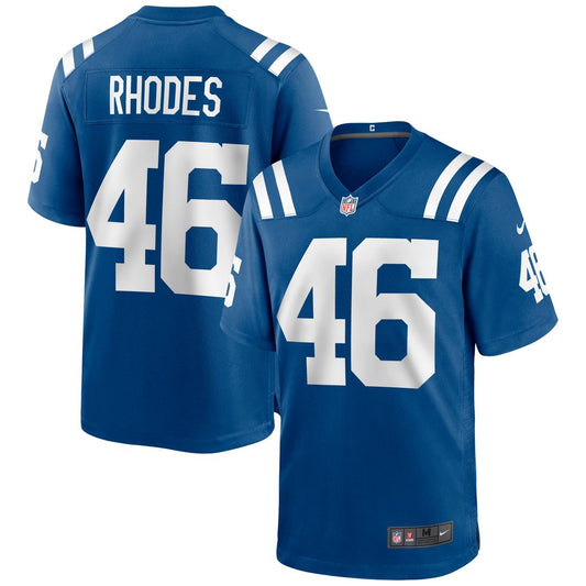 Men's Indianapolis Colts Luke Rhodes Royal Game NFL Football Jersey - view 1