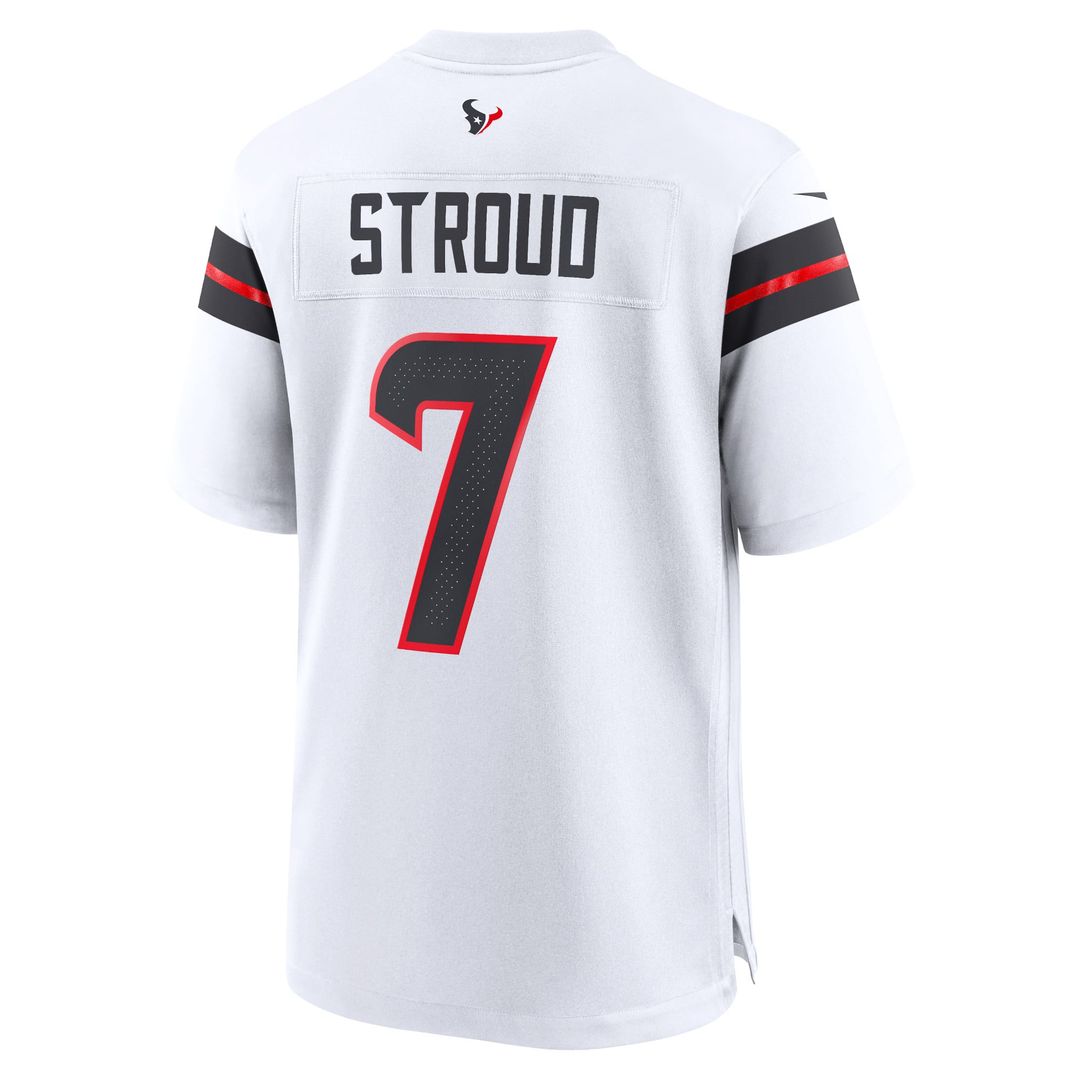 Men's Houston Texans C.J. Stroud White Game NFL Football Jersey - view 3
