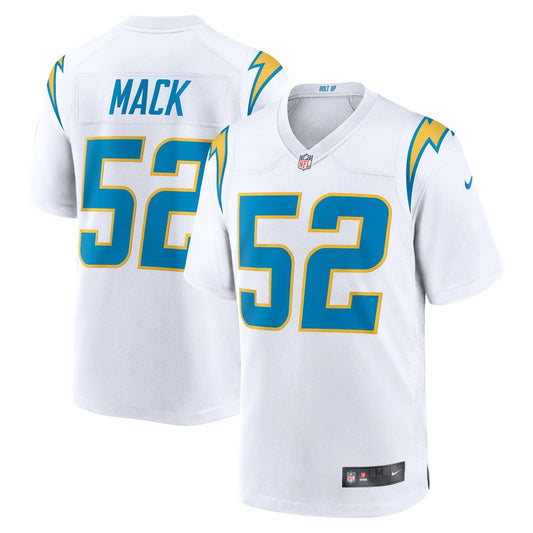Men's Los Angeles Chargers Khalil Mack White Game NFL Football Jersey - view 1