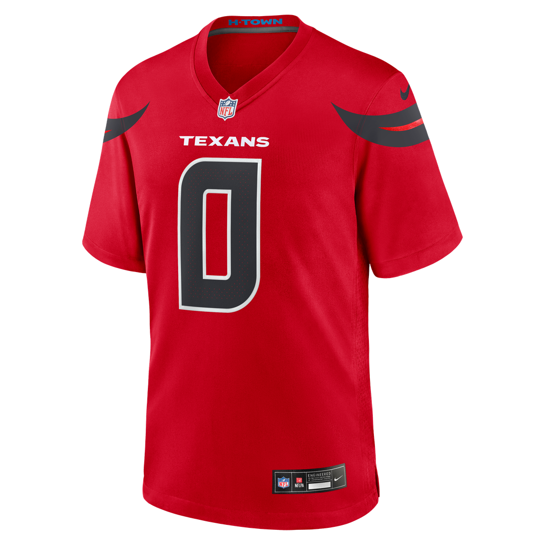 Men's Houston Texans Azeez Al-Shaair Navy Team Game NFL Football Jersey - view 14