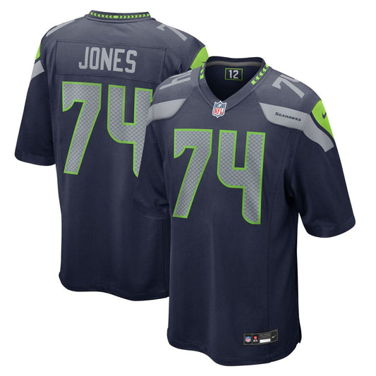 Men's Seattle Seahawks Josh Jones College Navy Team Game NFL Football Jersey - view 1