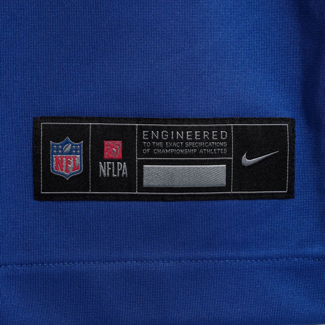 Men's New York Giants Russell Wilson Royal Game NFL Football Jersey - view 6