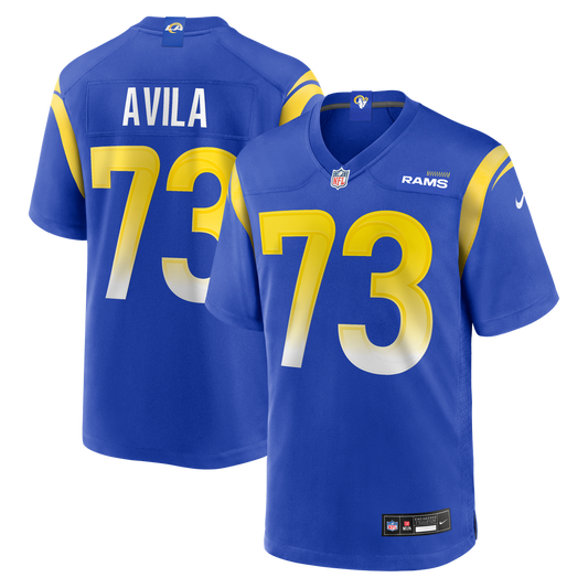Men's Los Angeles Rams Steve Avila Royal Home Game NFL Football Jersey - view 1