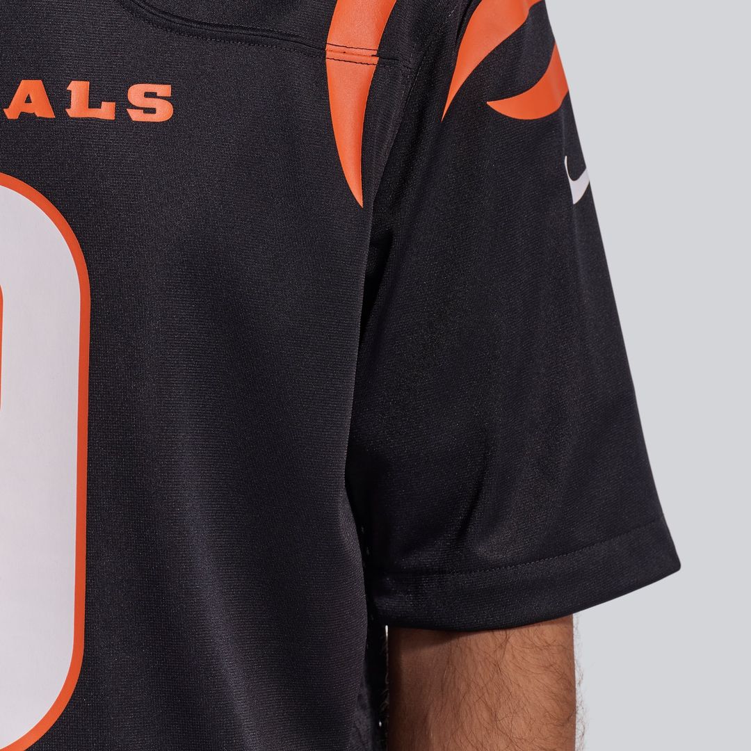 Men's Cincinnati Bengals Joe Burrow Black Player Game NFL Football Jersey - view 14