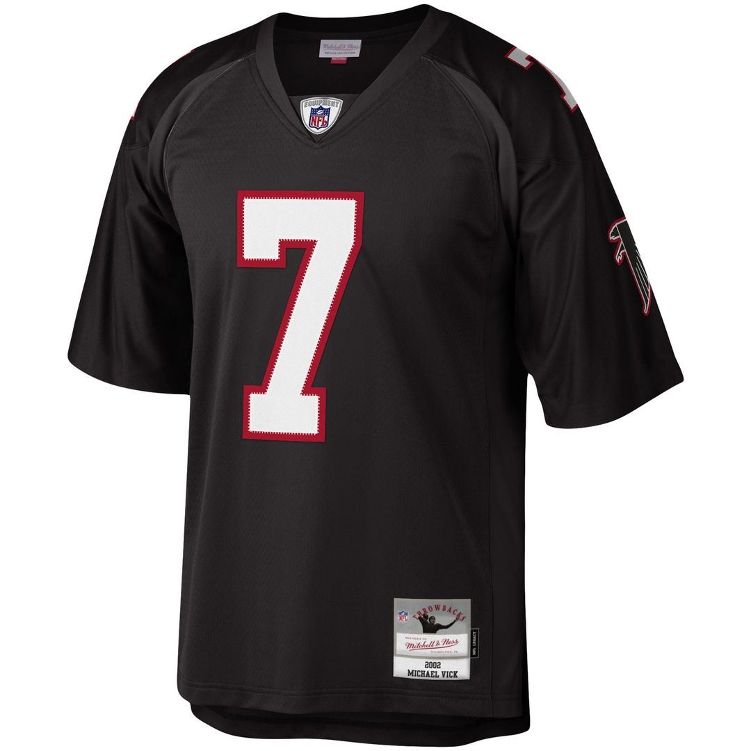 Men's Atlanta Falcons Michael Vick Black Legacy Replica NFL Football Jersey - view 2