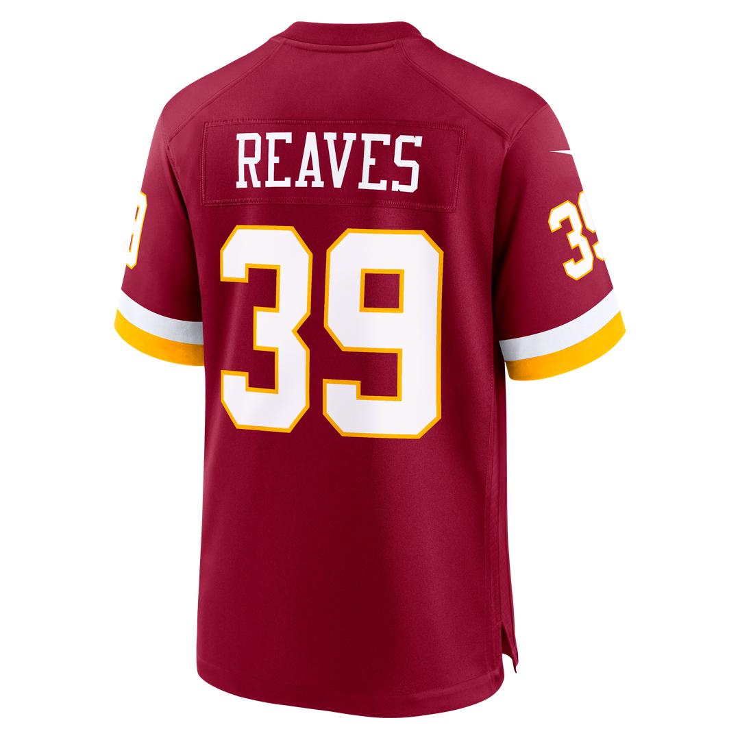 Men's Washington Commanders Jeremy Reaves White Game Super Bowl Era NFL Football Jersey - view 17