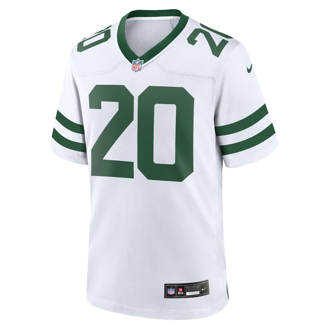 Men's New York Jets Breece Hall Legacy Black Alternate Game NFL Football Jersey - view 28