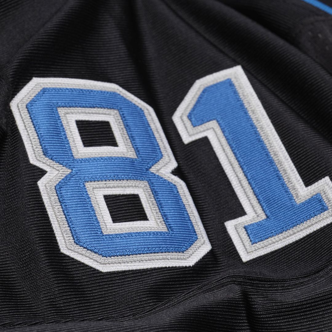 Men's Detroit Lions Calvin Johnson Black 2007 Throwback NFL Football Jersey - view 16