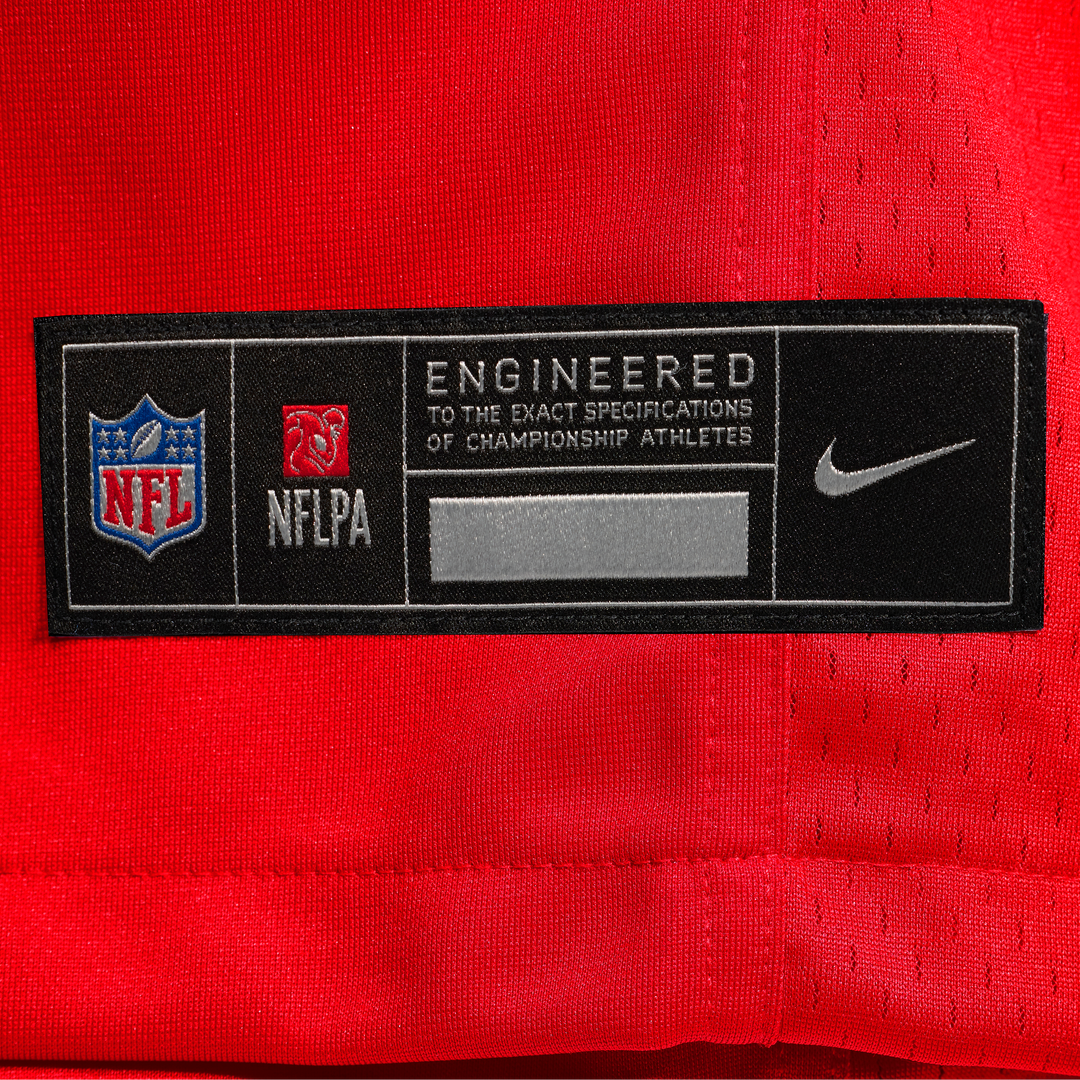 Men's New England Patriots A.J. Brown Red Game NFL Football Jersey - view 12