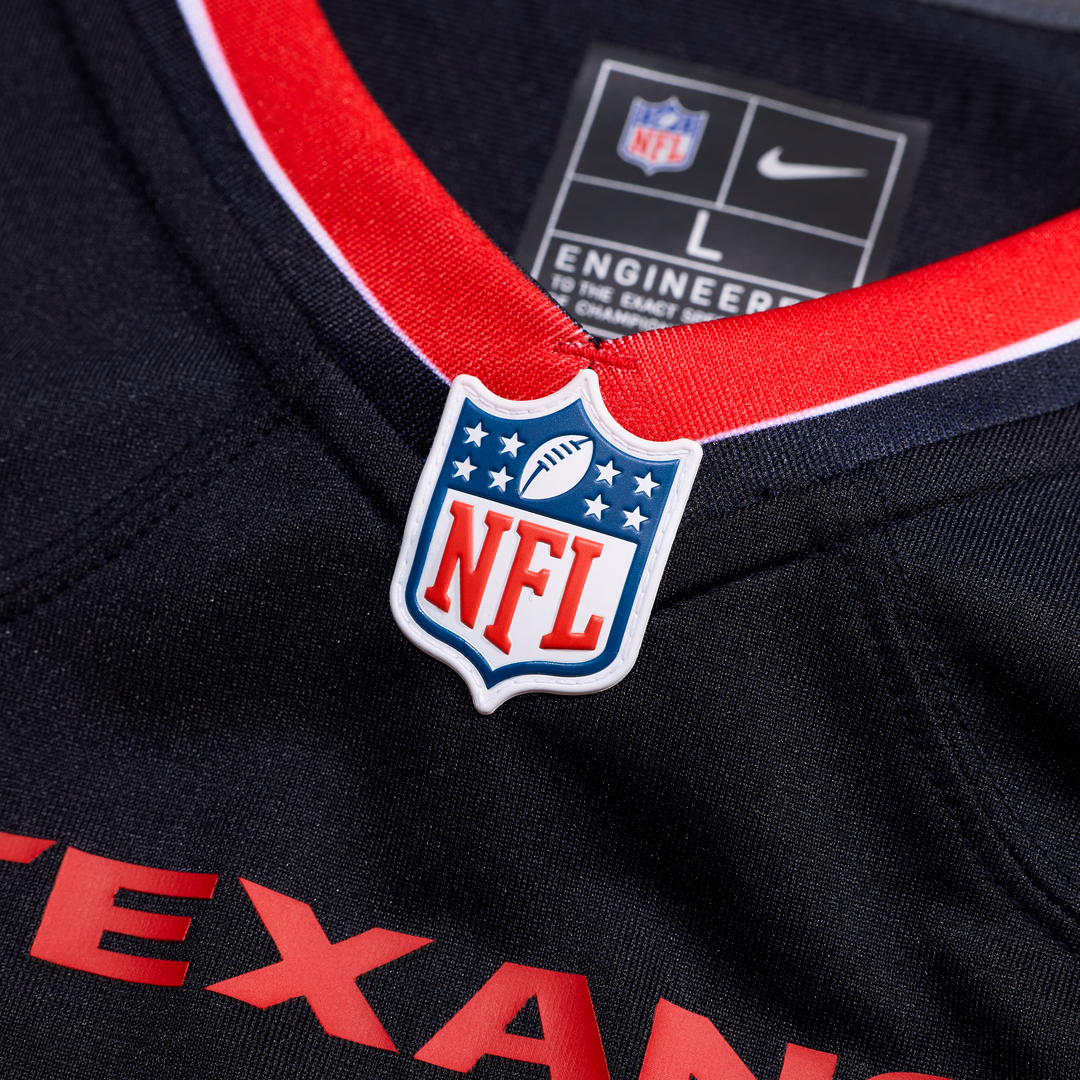 Men's Houston Texans Calen Bullock Navy Team Game NFL Football Jersey - view 4