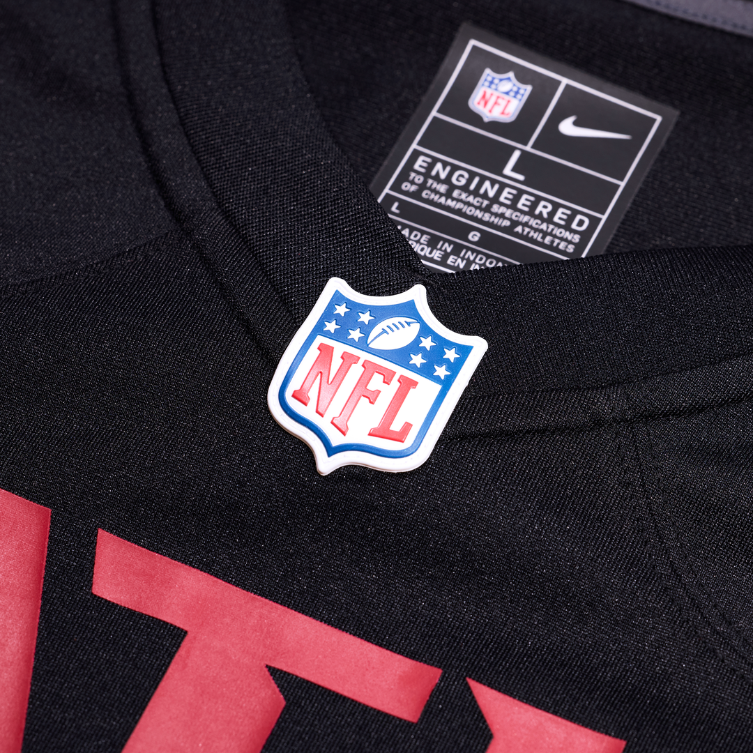 Men's Atlanta Falcons Leonard Floyd Black Team Game NFL Football Jersey - view 4