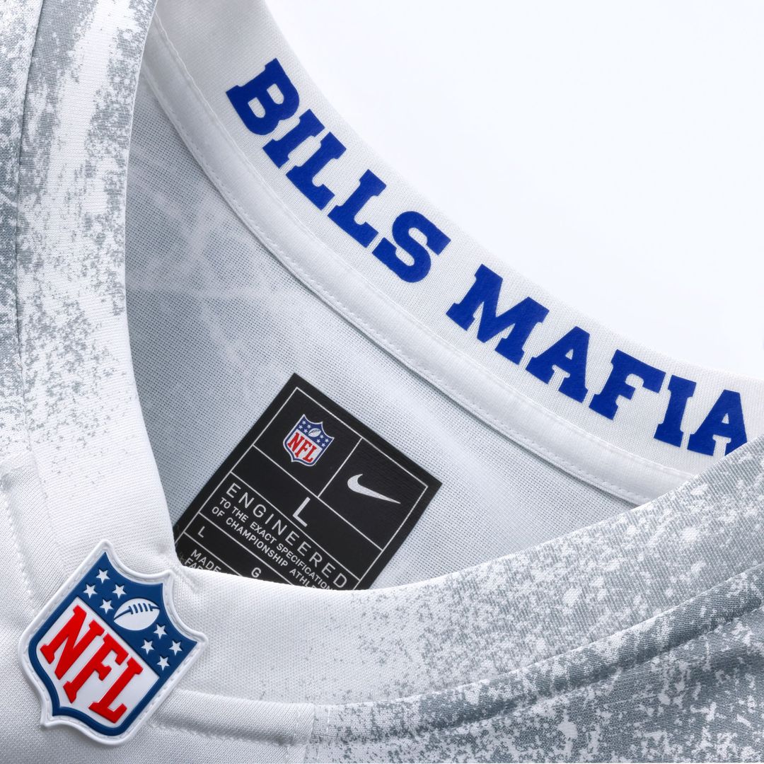 Men's Buffalo Bills Khalil Shakir White Rivalries Collection Game NFL Football Jersey - view 4