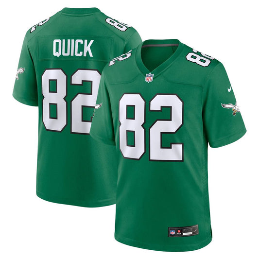 Men's Philadelphia Eagles Mike Quick Kelly Green Retired Player Alternate Game NFL Football Jersey - view 1