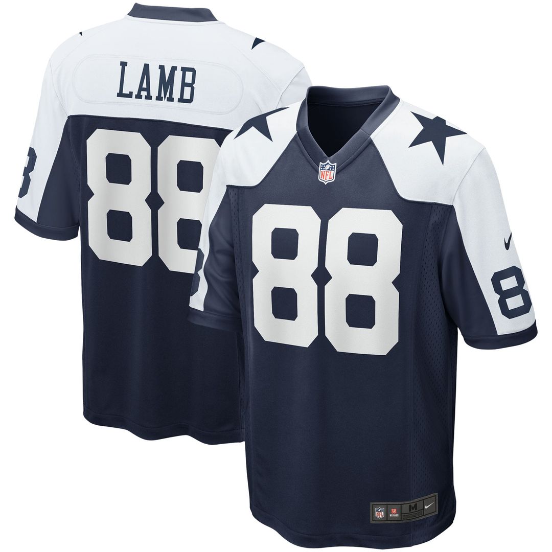 Men's Dallas Cowboys CeeDee Lamb White Alternate Game NFL Football Jersey - view 7