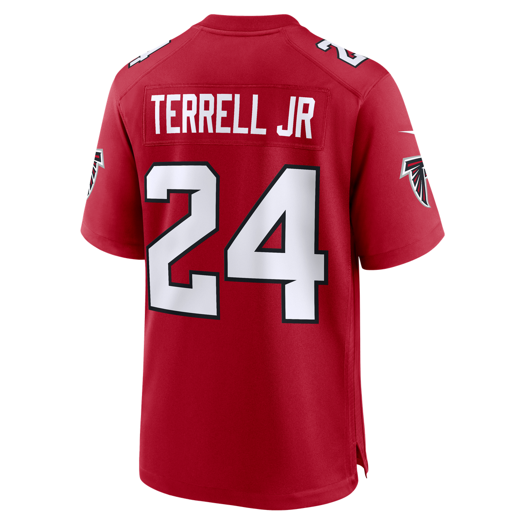 Men's Atlanta Falcons A.J. Terrell Red Game NFL Football Jersey - view 10